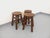 Vintage Wooden Stools, 1960s, Set of 3 For Sale - Image 3 of 11