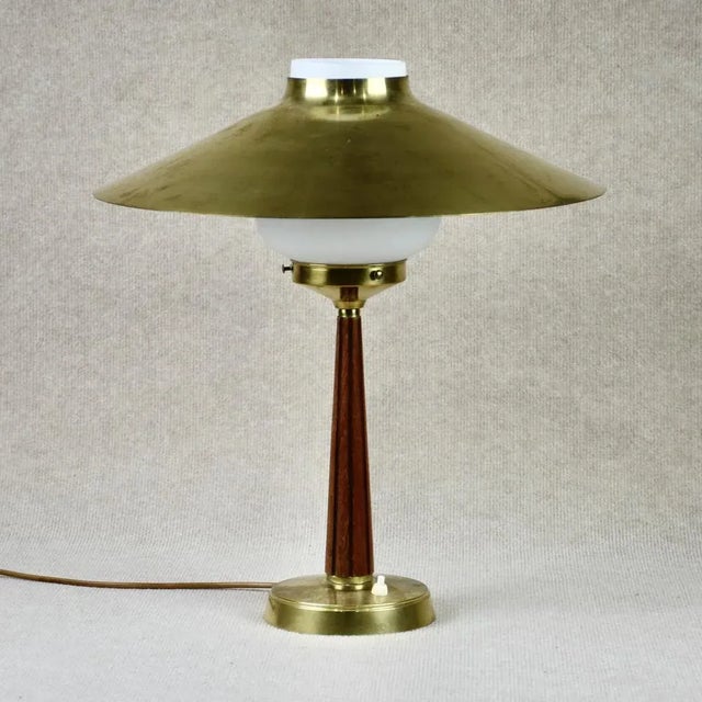 Mid-Century Modern Swedish Table Lamp, 1950s For Sale - Image 3 of 6