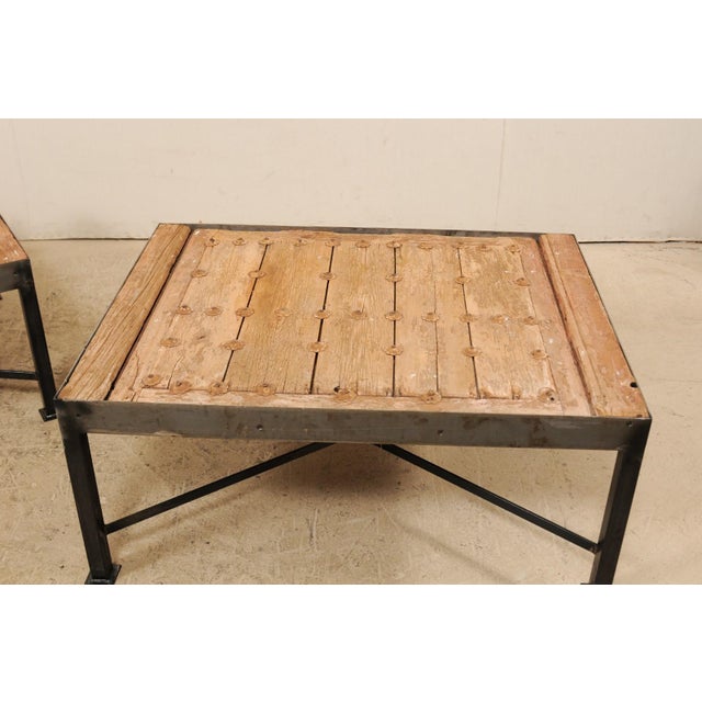 Spanish A Coffee Table W/18th C. Spanish Wood Top For Sale - Image 3 of 10