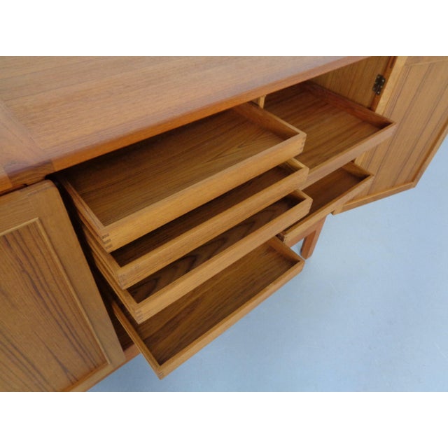 Teak Sideboard by Ejvind A. Johansson for Vitré, Denmark, 1960s For Sale - Image 17 of 18