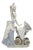 Lladro #4938 Baby's Outing Spanish Porcelain Woman With Baby Carriage For Sale