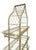 Dorothy Draper Vintage French Country Yellow Palm Beach Regency Pagoda Wire Bakers Rack Plant Stand For Sale - Image 4 of 13