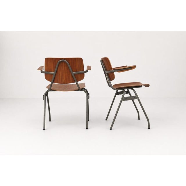315 Stacking Chairs by Kho Liang Le for Car Catwijk, Set of 6 For Sale - Image 6 of 10