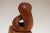 Small Vintage Handcarved Modernist Organic Form Wooden Sculpture on Base Signed For Sale - Image 17 of 17