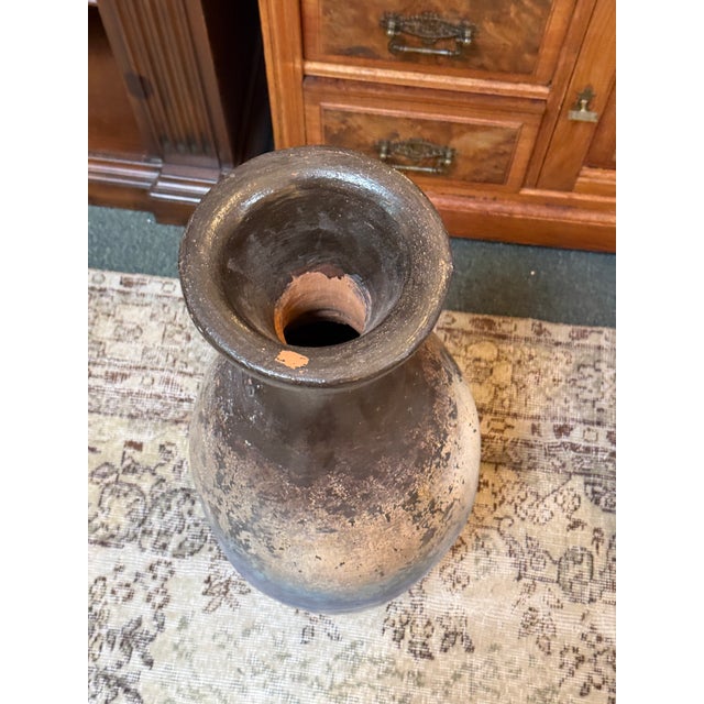 Elongated Abstract Ombre Vase, Large For Sale - Image 9 of 12