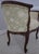 1900 - 1909 Vintage Walnut Rococo Parlor Settee W. Damask Upholstery For Sale - Image 5 of 18