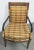 French Empire Style Fruitwood Gilt Ebonized Carved Chair For Sale - Image 4 of 7