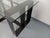 Vintage Rectangular High Table in Glass and Black Metal, 1980s For Sale - Image 9 of 18