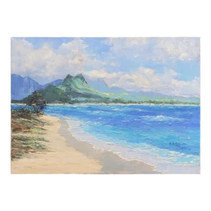 'Tropical Coastal Seascape, 1973' by Leonard Hutchinson, Royal Canadian Academy, National Gallery of Canada