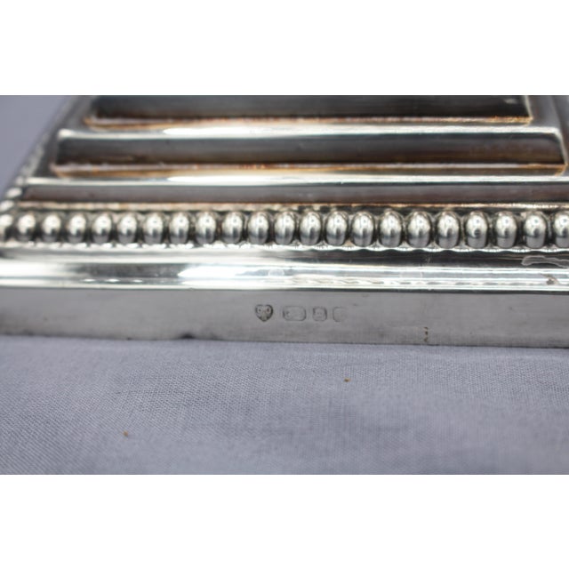 1966 Pair of English Sterling Silver Candlesticks For Sale In Raleigh - Image 6 of 8