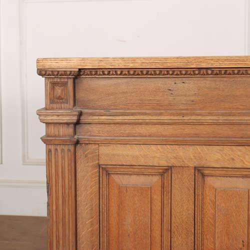 Scottish Architectural Oak Console For Sale - Image 6 of 13