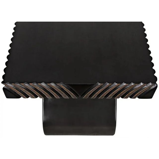 Wood NOIR Ray Console, Pale For Sale - Image 7 of 9