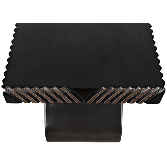 Wood Ray Console, Pale For Sale - Image 7 of 9