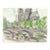 1940s Grace Spongberg Notre Dame and the Ponte Le Archeveche Paris For Sale