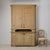 Rare large Swedish cabinet, folk art in gustavian style. The cabinet is made by hand in solid pine in northern Sweden...