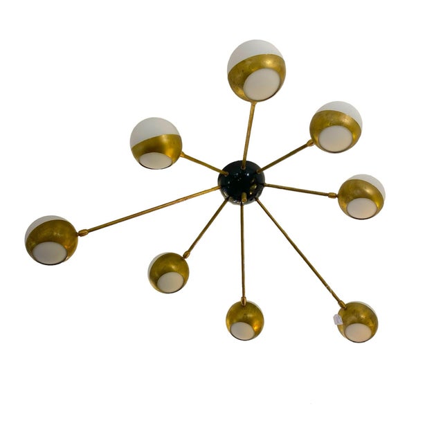 Sputnik Nest Ceiling Light, Italy, 1970s, in Flawless conditions. Designed 1970 to 1979 Up to 250V (Europe/UK...