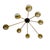 Sputnik Nest Ceiling Light, Italy, 1970s, in Flawless conditions. Designed 1970 to 1979 Up to 250V (Europe/UK...