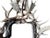 Cabin Late 19th Century Large Antler Mirror, Rustic Trophy-Style Wall Mirror For Sale - Image 3 of 8