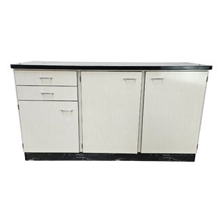 Vintage Formica Sideboard with Marble-Effect Top, 1970 For Sale