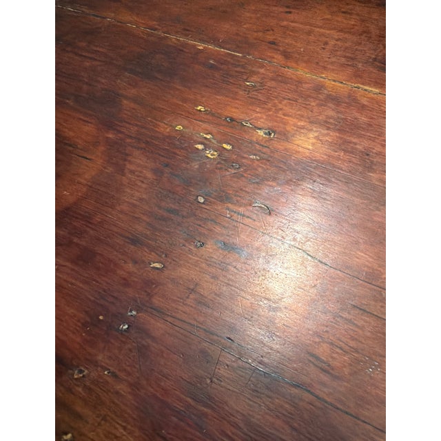 18th Century American Federal Cherry Tripod Candle Stand Table For Sale - Image 12 of 18