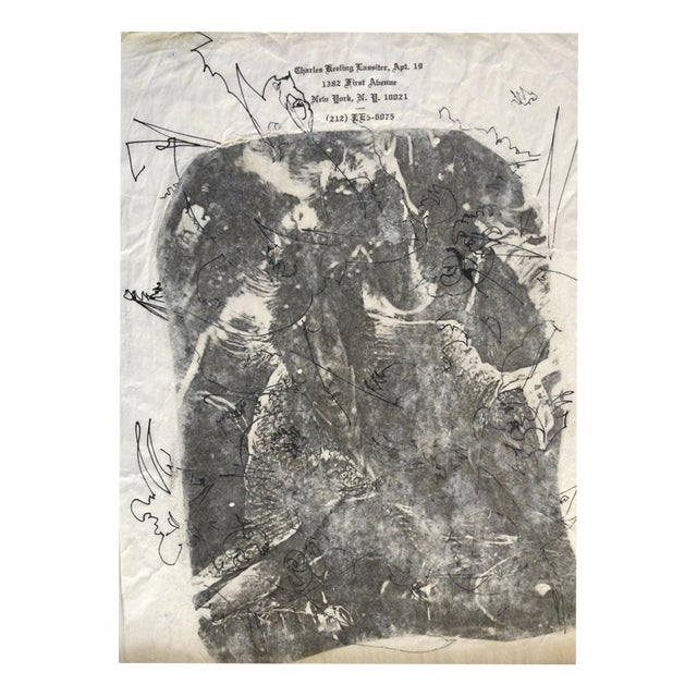 Charles Keeling Lassiter, Portrait, 1980, Mixed Media For Sale