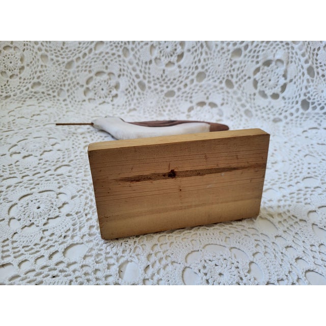Handmade Wooden Shore Bird Decoy For Sale In Baltimore - Image 6 of 6