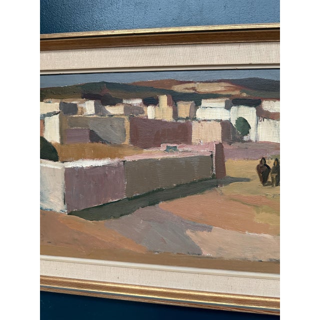 Rolf Norrman, Southern Village Landscape, 1950s, Oil Painting on Canvas, Framed For Sale - Image 11 of 18
