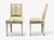 1930s Jean-Michel FrankLouis XVI Style, 4 Dining Side Chairs, Parchment, France For Sale - Image 14 of 17