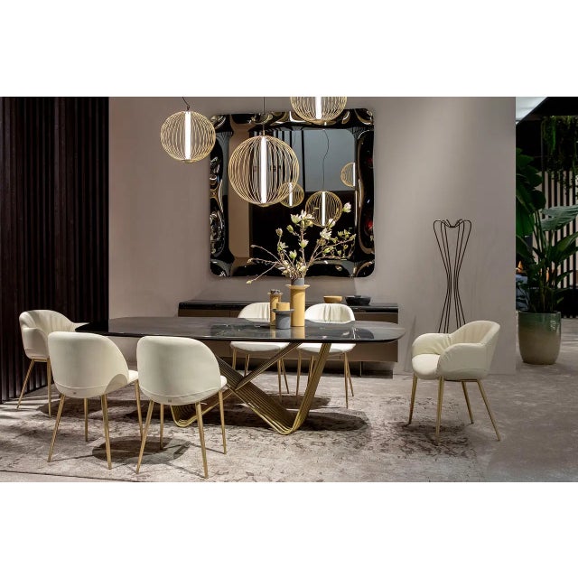 Sculptural Dorian Mirror by Tonin Casa For Sale In West Palm - Image 6 of 6
