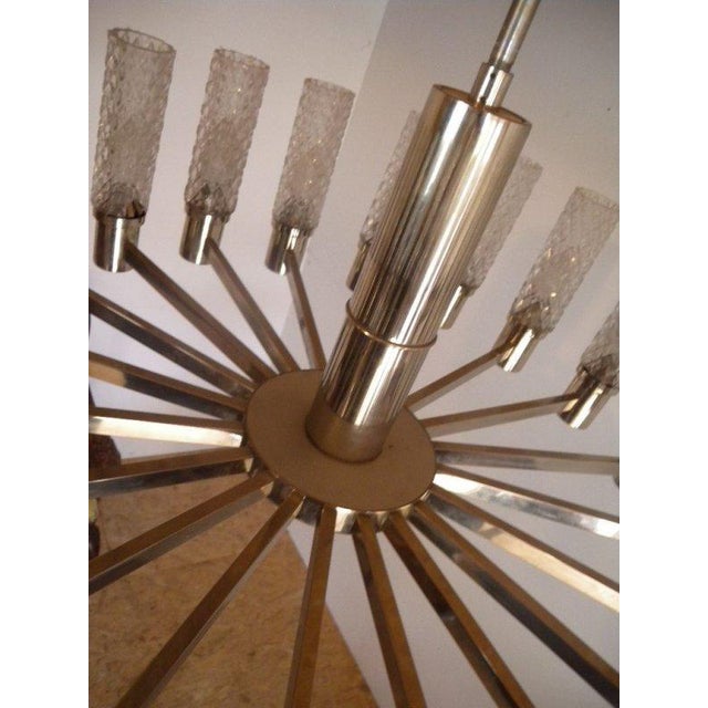 Mid-Century Chrome 20-Arm Sputnik Chandelier, 1960s-1970s For Sale - Image 18 of 18