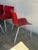 Red Philippe Starck Red Stacking Chairs Set of 8 Molded Plastic and Aluminum 1990s For Sale - Image 8 of 12