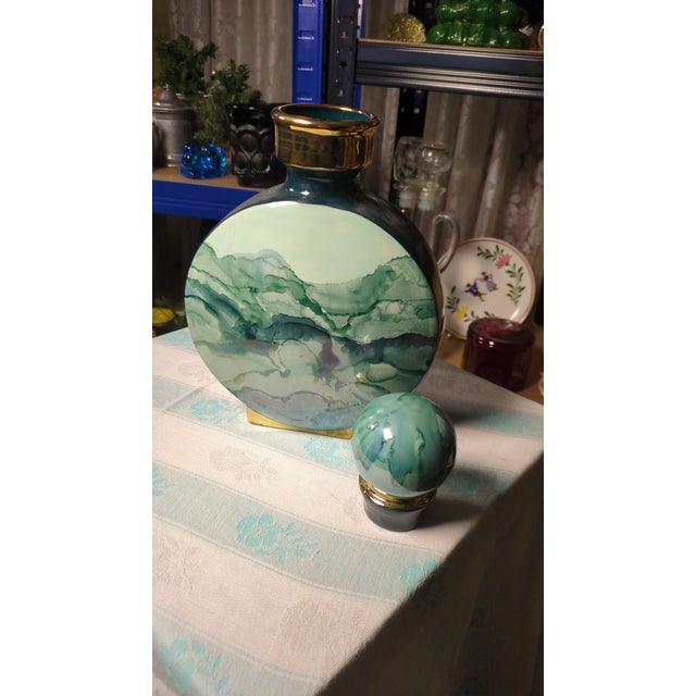 Art Deco Ceramic Art Decanter For Sale - Image 3 of 5