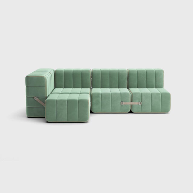 Not Yet Made - Made To Order Flexible Small Corner Sofa by Ambivalenz, Set of 9 For Sale - Image 5 of 5
