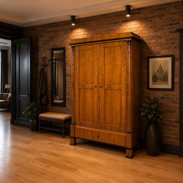 Biedermeier Hallway Cabinet, Germany, 1820s For Sale - Image 10 of 11