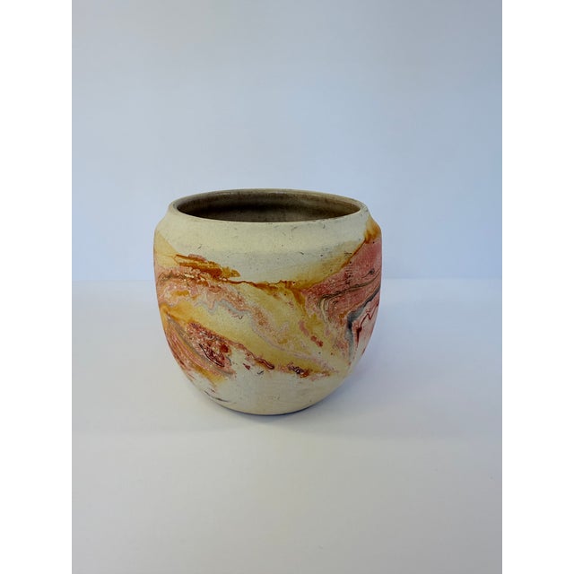 1930s Vintage Nemadji Pottery Vase For Sale - Image 5 of 8