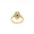 Vintage 18k Gold, Sapphire, and Diamond Cocktail Ring For Sale - Image 9 of 12