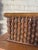 Folk Art American Tramp Art Spool Ottoman For Sale - Image 3 of 6