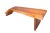 2020s Modern One Slab Water Fall Living Edge Console Table 41 For Sale - Image 5 of 7