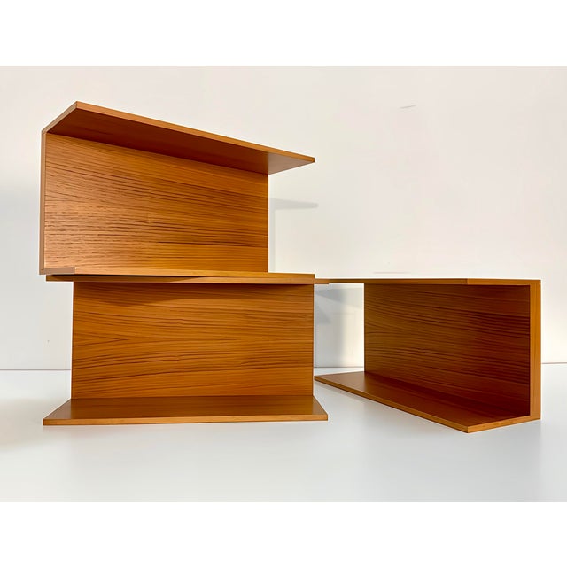 Small Teak U-Profile Shelf by Walter Wirtz for Wilhelm Renz, 1960s For Sale - Image 13 of 18