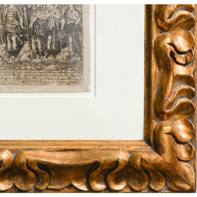 Black Black and White Etching of Angels, 1846 For Sale - Image 8 of 11