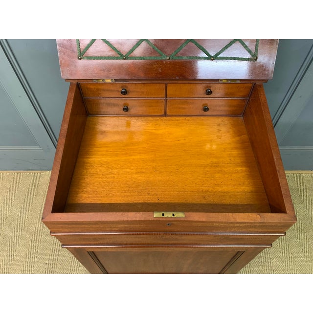 Antique Victorian Mahogany Davenport, 1851 For Sale - Image 10 of 18