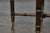 Brown 19th Century English Faux Bamboo Side Table with Zebra Hide Top and Casters For Sale - Image 8 of 12