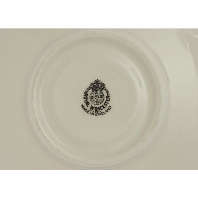 1950s Royal Worcester Orchard Miniature Tea Set – Peach, Blackberry & Grape – Signed For Sale - Image 16 of 18