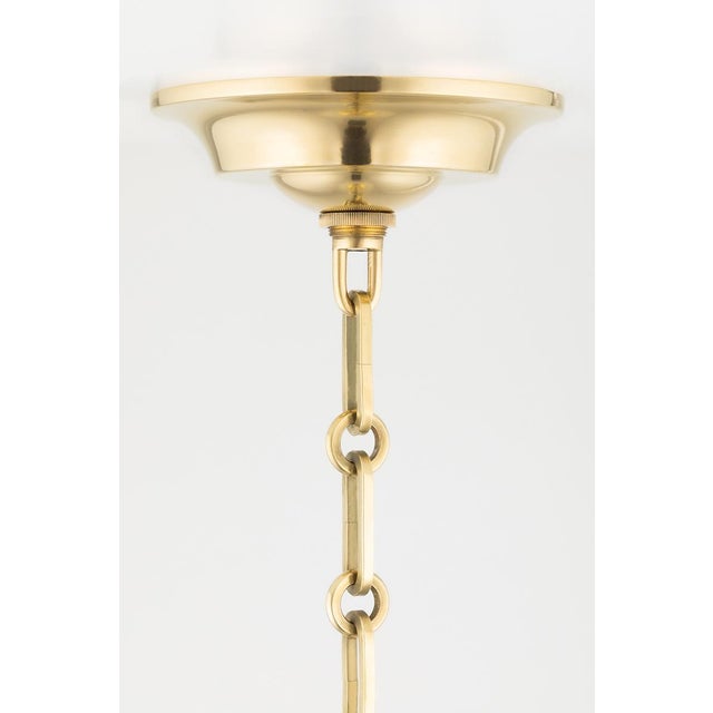 Hudson Valley Lighting Mark D. Sikes Sphere No. 3 1-Light Large Pendant, Aged Brass For Sale In New York - Image 6 of 7