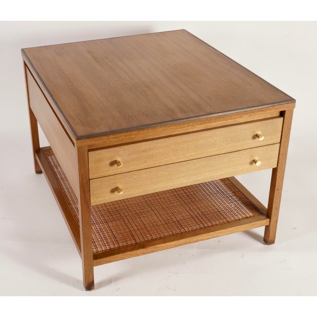 Mid Century Modern Mahogany End Table by Paul McCobb for Calvin Furniture Irwin Collection For Sale - Image 9 of 10