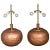 Huge Copper & Brass Table Lamps, Italy, 1970s, Set of 2 For Sale - Image 13 of 13