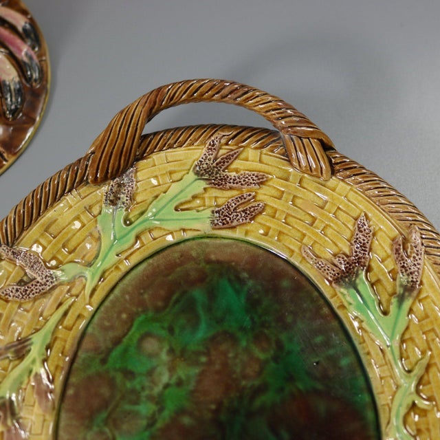 George Jones Majolica Lobster Dish For Sale - Image 12 of 18