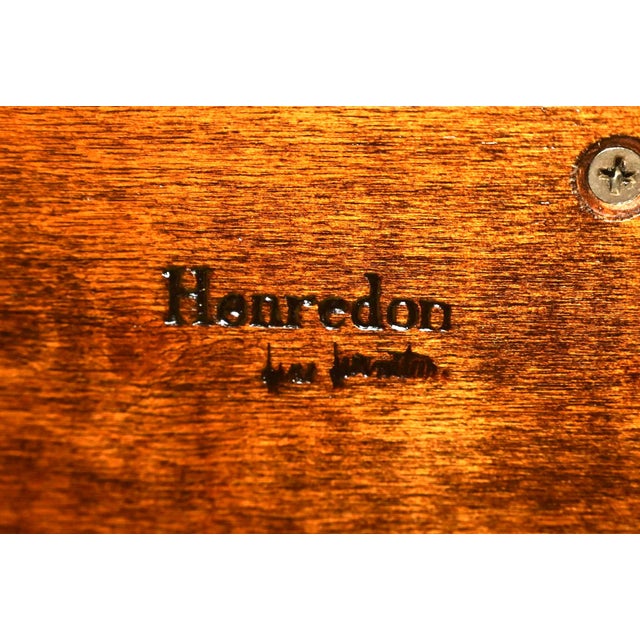 Henredon Georgian Flame Mahogany Double Pedestal Extension Dining Table, Newly Refinished For Sale - Image 13 of 14