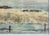 1970s 1970s Australian Rhys Williams Panoramic Cliffside Landscape Watercolor For Sale - Image 5 of 9