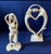 1960s f​Mid-Century Modern A. Santini Italy Signed Alabaster Sculptures - A Pair For Sale - Image 11 of 12